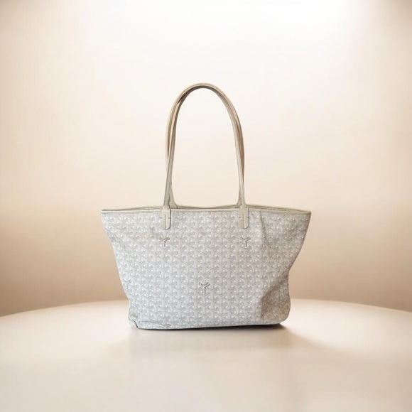 Handbags - Goyard Goyardine White Saint Louis PM Tote bag